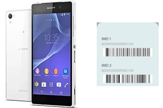 Cómo ver el código IMEI en Xperia Z2