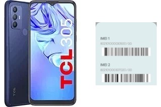 Cómo ver el código IMEI en TCL 305