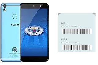 Cómo ver el código IMEI en Camon CX Manchester City LE