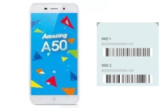 Cómo ver el código IMEI en Amazing A50