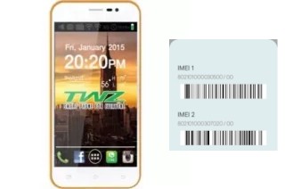 Cómo ver el código IMEI en TWZ QQ1