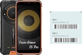 Cómo ver el código IMEI en Power Armor 16 Pro