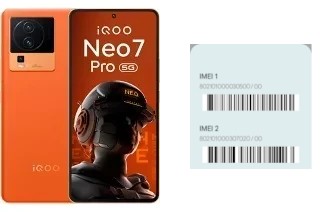 Cómo ver el código IMEI en iQOO Neo 7 Pro