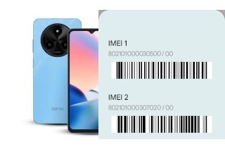 Cómo ver el código IMEI en ZENX 1