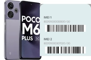 Cómo ver el código IMEI en Poco M6 Plus