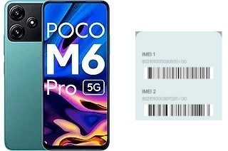 Cómo ver el código IMEI en Poco M6 Pro