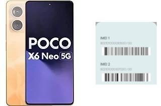 Cómo ver el código IMEI en Poco X6 Neo