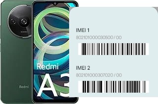 Cómo ver el código IMEI en Redmi A3 Pro