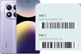 Cómo ver el código IMEI en Redmi Note 14 Pro 5G