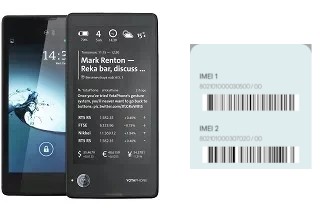 Cómo ver el código IMEI en YotaPhone