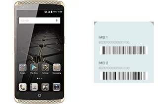 Cómo ver el código IMEI en Axon Elite