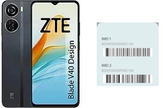 Cómo ver el código IMEI en Blade V40 Design