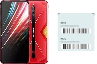 Cómo ver el código IMEI en nubia Red Magic 5G