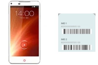 Cómo ver el código IMEI en nubia Z5S