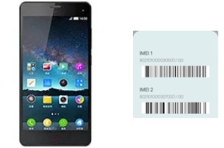 Cómo ver el código IMEI en nubia Z7 mini