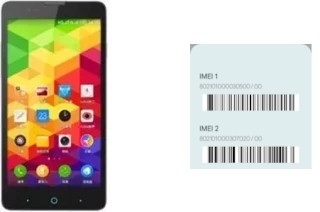 Cómo ver el código IMEI en ZTE V5S