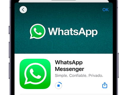 Actualizar WhatsApp en iPhone