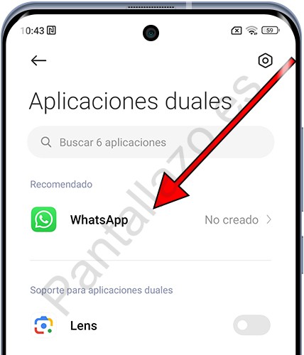 Aplicaciones duales disponibles Xiaomi