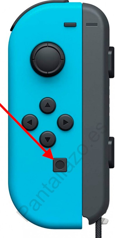 Botón compartir del mando Joy-Con