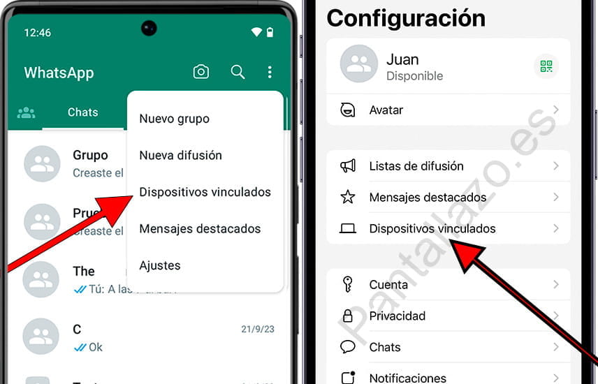 Dispositivos vinculados WhatsApp