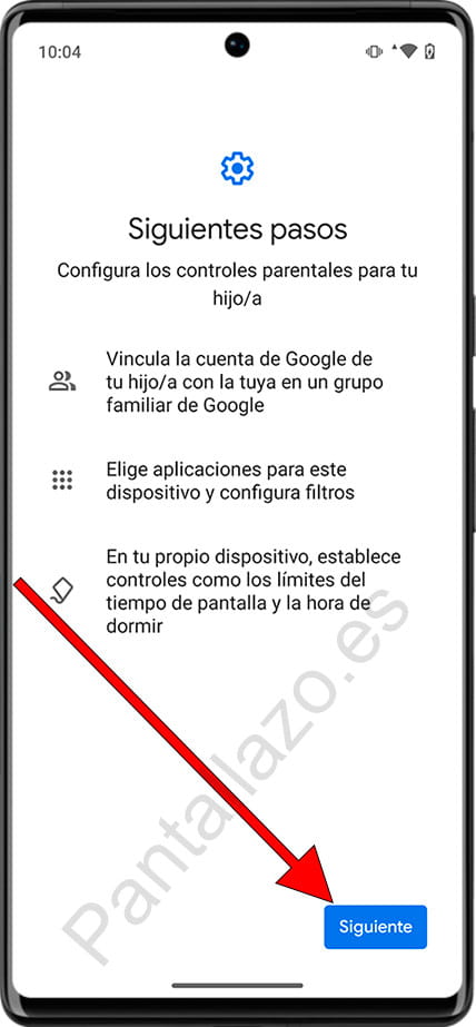 Configurar control parental en Android