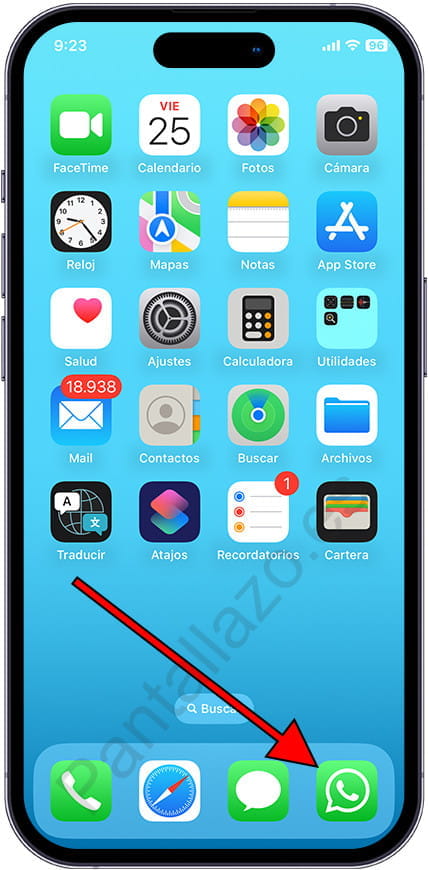 Abrir WhatsApp iPhone
