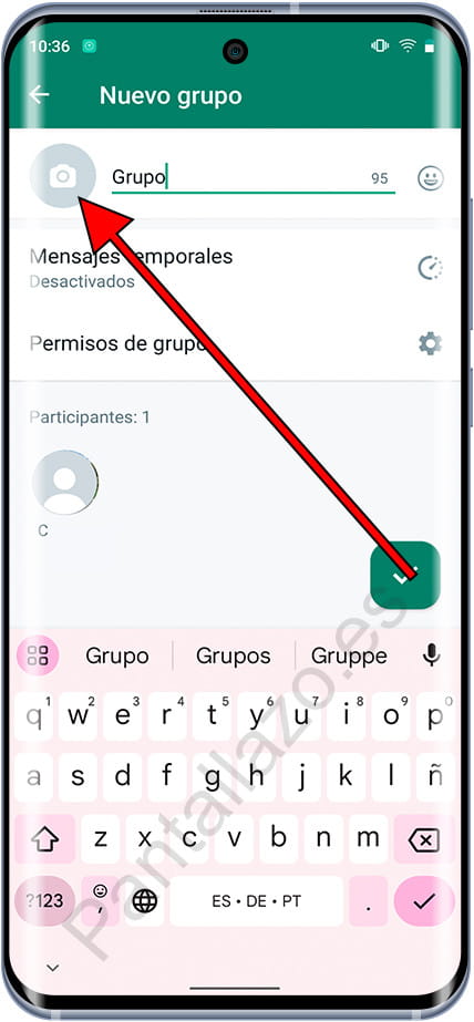 Icono de grupo WhatsApp