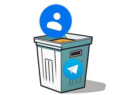 Cómo borrar un contacto de Telegram en iPhone