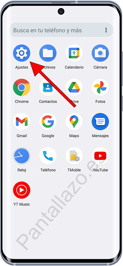 Icono ajustes Android