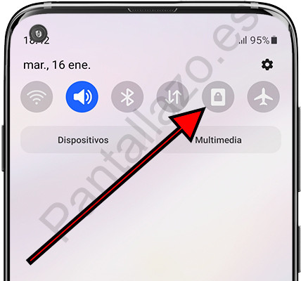 Nuevo icono panel acceso directo Samsung