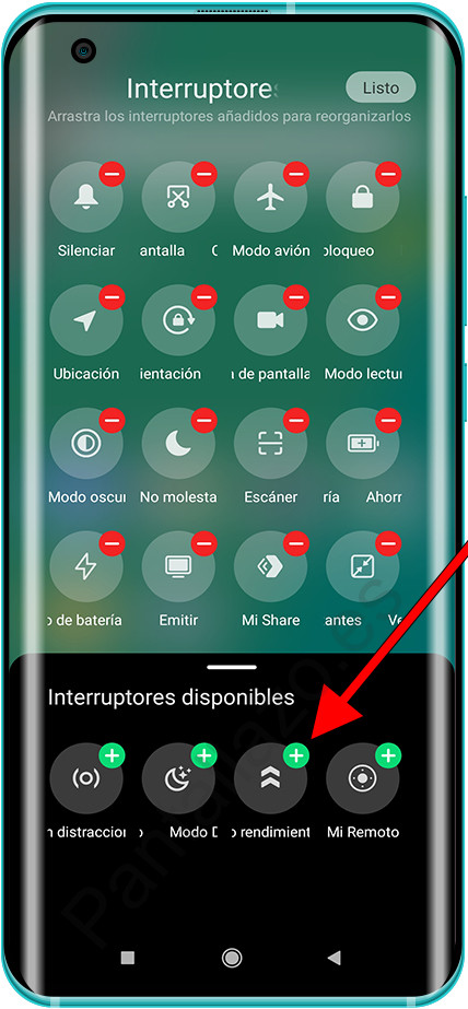 Interruptores disponibles Xiaomi