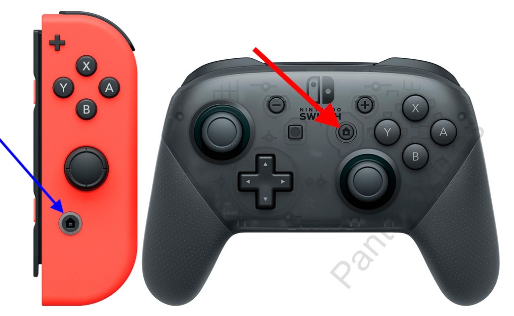 Botón Home Nintendo Switch