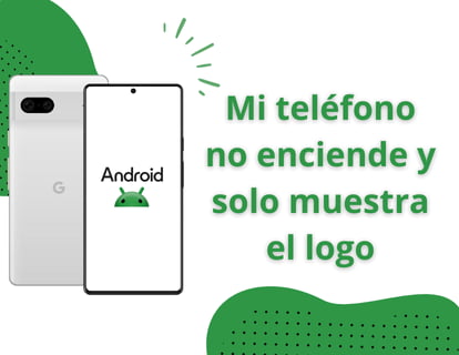 Mi teléfono no enciende y solo muestra el logo