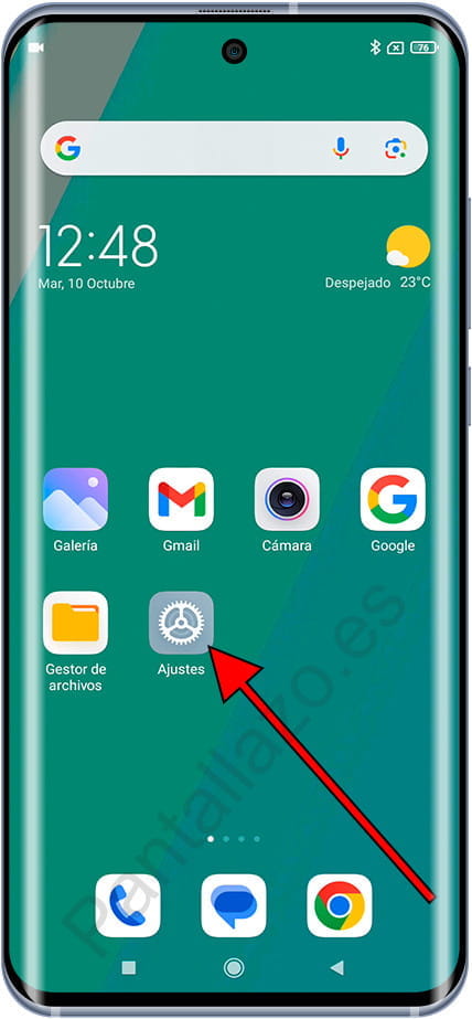 Ajustes teléfono Xiaomi