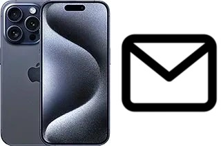 Configurar correo en Apple iPhone 15 Pro