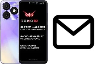 Configurar correo en itel Zeno 10