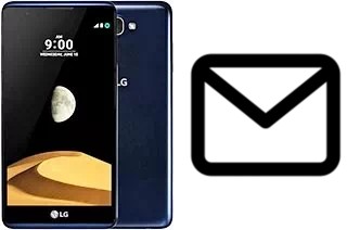 Configurar correo en LG X max