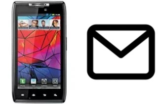 Configurar correo en Motorola RAZR XT910