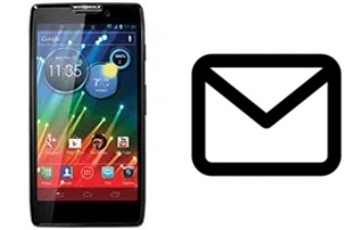 Configurar correo en Motorola RAZR HD XT925