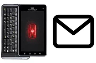 Configurar correo en Motorola DROID 3