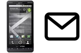 Configurar correo en Motorola DROID X