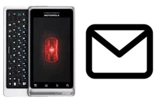 Configurar correo en Motorola DROID 2 Global