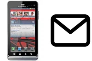 Configurar correo en Motorola MILESTONE 3 XT860