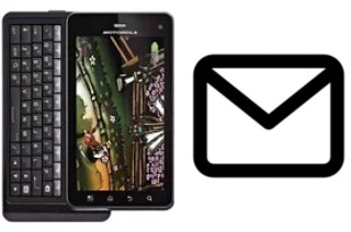 Configurar correo en Motorola Milestone XT883