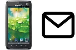 Configurar correo en Motorola MT917