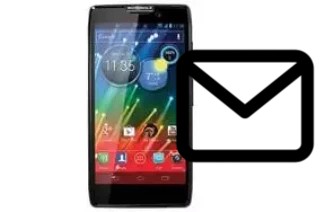 Configurar correo en Motorola RAZR HD