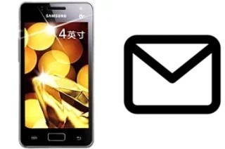 Configurar correo en Samsung Galaxy I8250