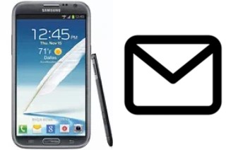 Configurar correo en Samsung Galaxy Note II CDMA