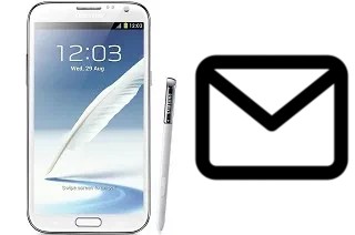 Configurar correo en Samsung Galaxy Note II N7100