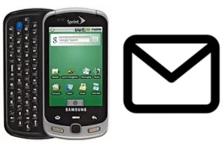 Configurar correo en Samsung M900 Moment